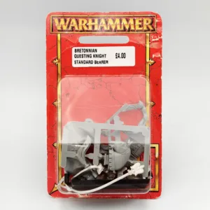 Warhammer Bretonnian Questing Knight Standard Bearer Miniature New Sealed