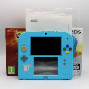 Nintendo 2DS Console Blue Pokemon Sun Special Edition PAL Console Complete In Box