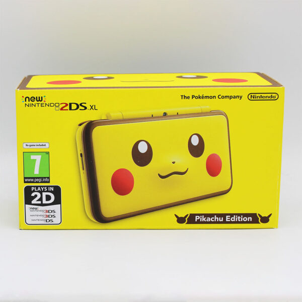 Nintendo 2DS XL Pikachu Edition NEW Complete In Box PAL Console