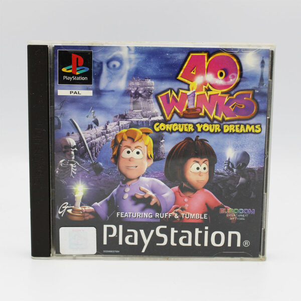 40 Winks PAL Game Complete In Box For Sony Playstation