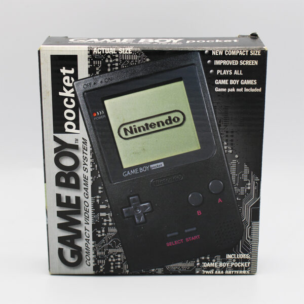 Nintendo Game Boy Pocket MGB-001 Black Boxed PAL Console