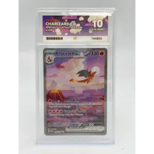 Charizard EX 199/165 2023 151 Special Illustration Rare Holo ACE Graded 10 Gem Mint