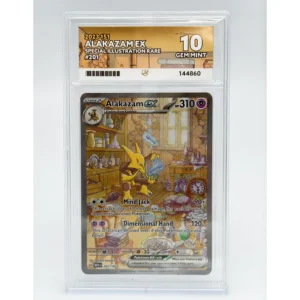 Alakazam EX 201/165 2023 151 Special Illustration Rare Holo ACE Graded 10 Gem Mint