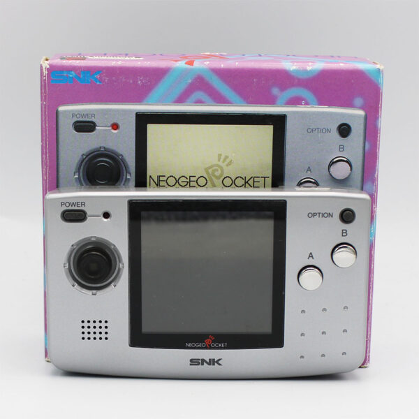Neo Geo Pocket Platinum Silver Boxed PAL Console