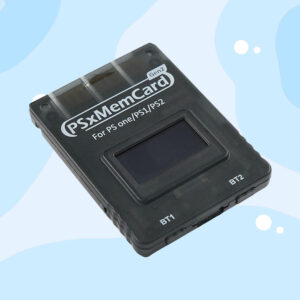 Bitfunx Sony Playstation / Playstation 2 PSxMemCard Gen2 – Transparent Black