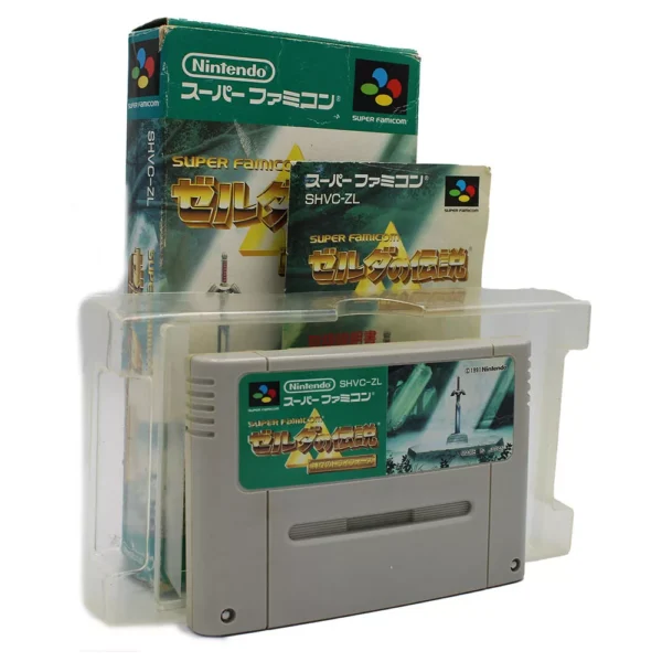 The Legend of ZELDA Triforce A Link To The Past JPN Game Complete In Box For Nintendo Super Famicom