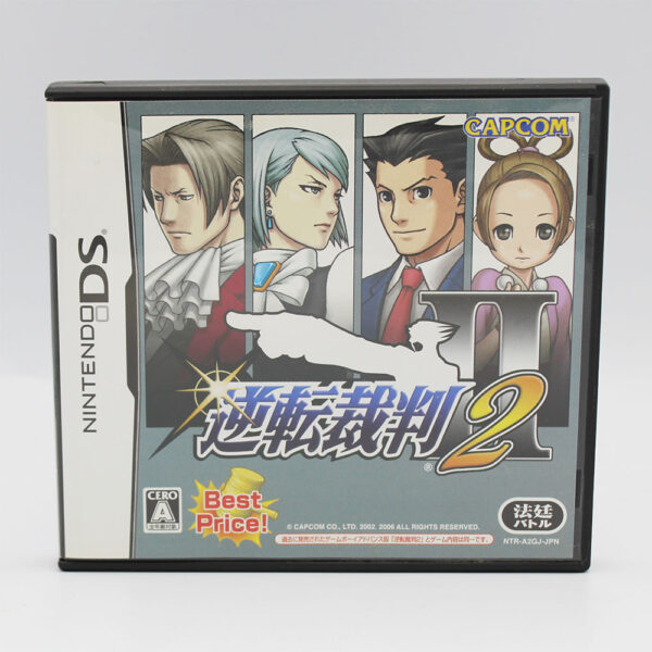 Phoenix Wright Ace Attorney 2 Justice For All JPN Game Complete In Box For Nintendo DS