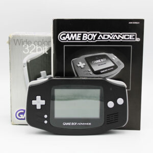 Nintendo Game Boy Advance GBA AGB-001 Black Complete In Box PAL Console