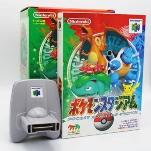 Pokemon Pocket Monsters Stadium JPN Game Transfer Pak Big Box For Nintendo N64