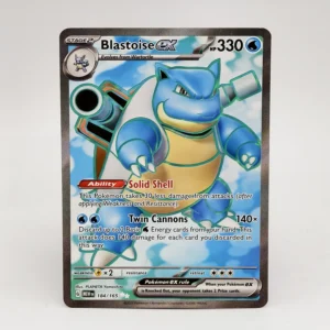 Blastoise EX 184/165 2023 151 Full Art Ultra Rare Holo Near Mint