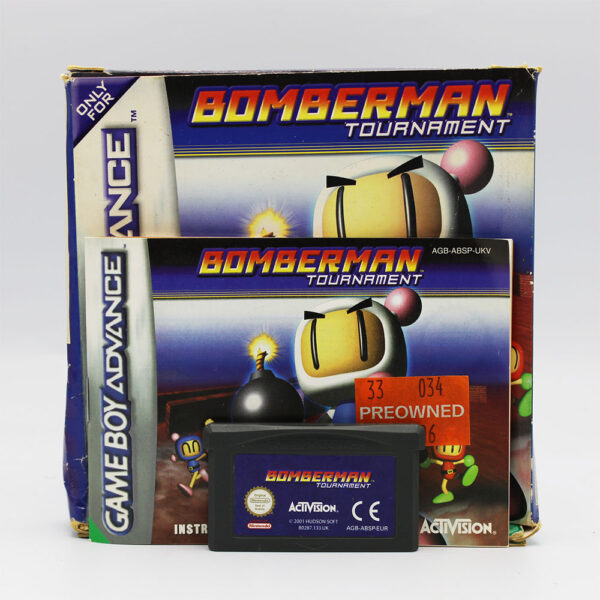 Bomberman Tournament PAL Game Complete In Box For Nintendo Game Boy Advance