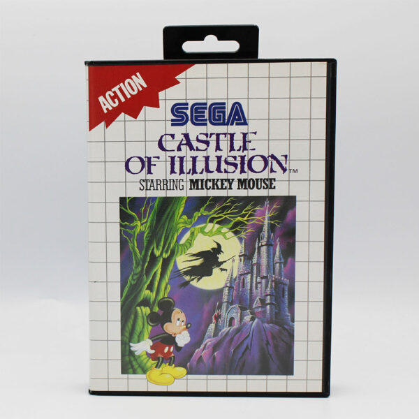 Castle Of Illusion Starring Mickey Mouse PAL Game Complete In Box For Sega Master System