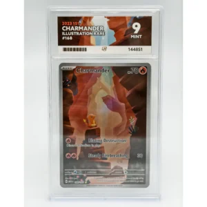 Charmander 168/165 2023 151 Illustration Rare Holo ACE Graded 9 Mint