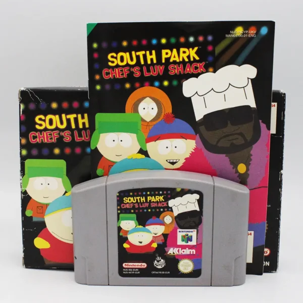 South Park Chef's Luv Shack PAL Game Complete In Box For Nintendo N64