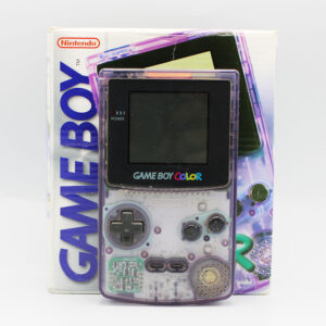 Nintendo Game Boy Color GBC CGB-001 Clear Purple Boxed PAL Console