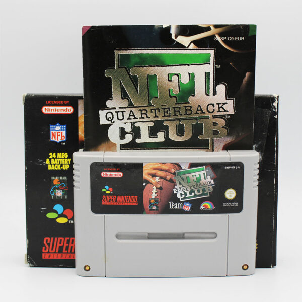 NFL Quaterback Club PAL Game Complete In Box For Nintendo Super Nintendo SNES
