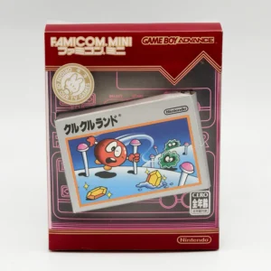 Clu Clu Land Famicom Mini JPN Game Complete In Box For Nintendo Game Boy Advance