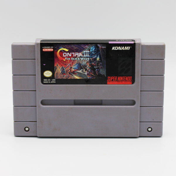 Contra 3 The Alien Wars USA Game Cart Only For Nintendo SNES