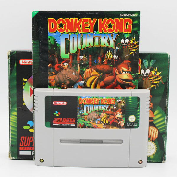 Donkey Kong Country PAL Game Complete In Box For Nintendo Super Nintendo SNES
