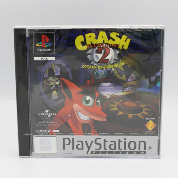 Crash Bandicoot 2 Cortex Strikes Back Platinum Edition New Sealed PAL Game For Sony Playstation