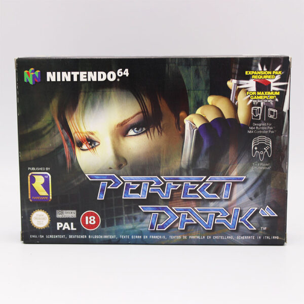 Perfect Dark PAL Game NEW Complete In Box For Nintendo N64