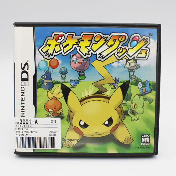 Pokemon Dash JPN Game Complete In Box For Nintendo DS