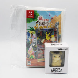 Detective Pikachu Returns JPN Game Complete With Toy & Cards For Nintendo Switch