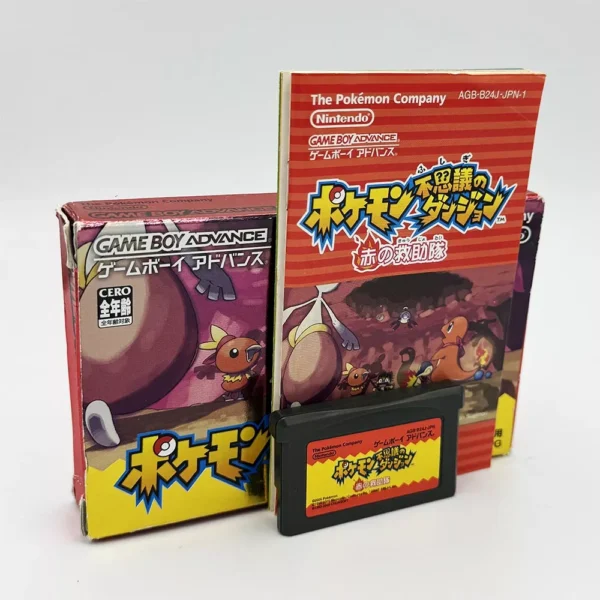 Pokemon Mystery Dungeon Red Rescue Team JPN Game Complete In Box For Nintendo Game Boy Advance
