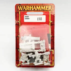 Warhammer Dwarf Cannon Miniature New Sealed