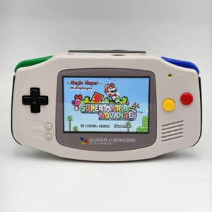 Nintendo Game Boy Advance GBA Super Famicom Shell IPS V2 Backlit Screen Modded Console