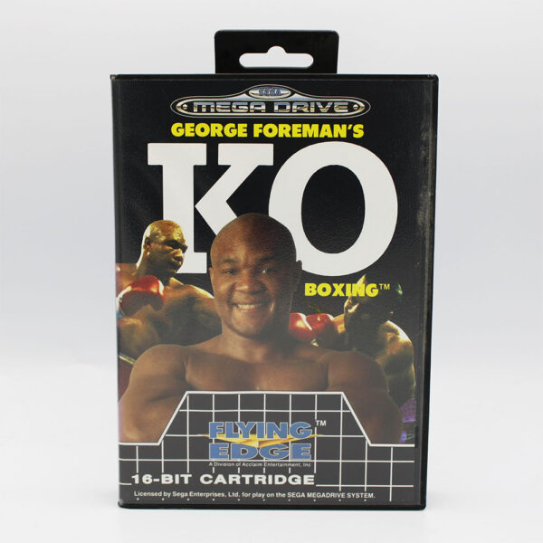 George Foreman's KO Boxing PAL Game Complete In Box For Sega Mega Drive