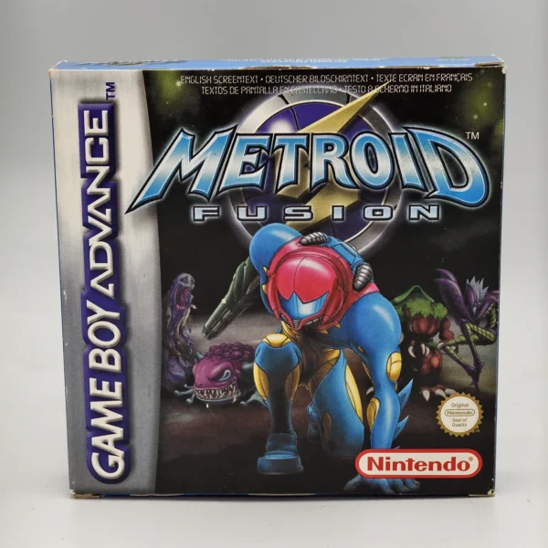 Metroid Fusion PAL Game Complete In Box For Nintendo Game Boy Advance