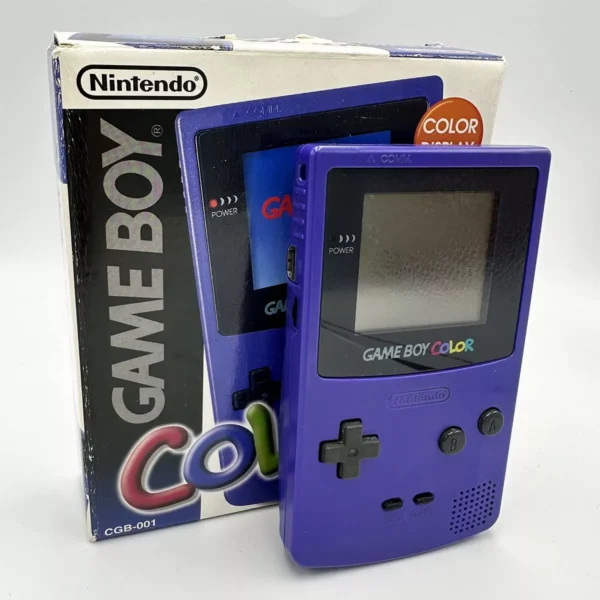 Nintendo Game Boy Color GBC CGB-001 Grape Boxed JPN Console
