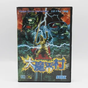 Daimakaimura Ghouls’n Ghosts JPN Game Complete In Box For Sega Mega Drive
