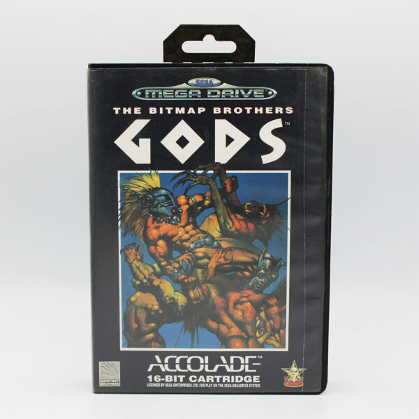 Gods PAL Game Complete In Box For Sega Mega Drive
