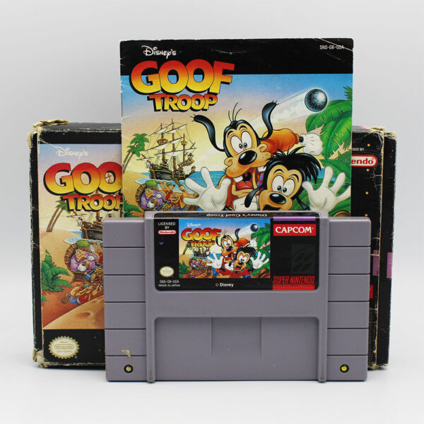 Disney's Goof Troop USA Game Complete In Box For Nintendo SNES