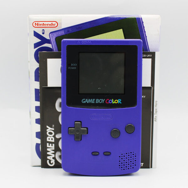 Nintendo Game Boy Color GBC CGB-001 Grape Boxed PAL Console