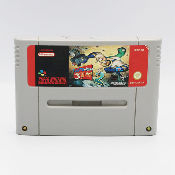 Earthworm Jim 2 PAL Game Cart Only For Nintendo Super Nintendo SNES
