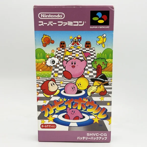 Kirby Bowl Kirby’s Dream Course JPN Game Complete In Box For Nintendo Super Famicom