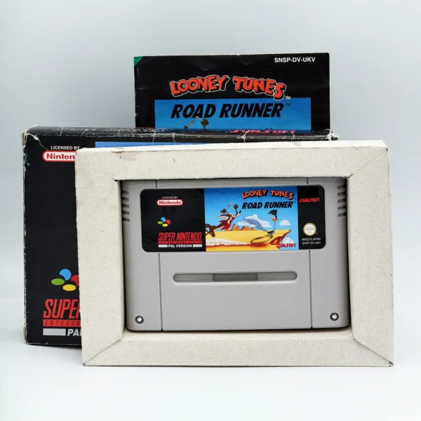 Looney Tunes Road Runner PAL Game Complete In Box For Nintendo Super Nintendo SNES