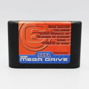 M6 6-in-1 PAL Game Cart Only For Sega Mega Drive