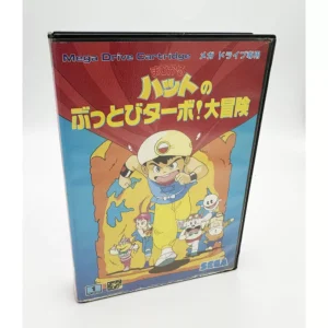 Magical Hat no Buttobi Turbo! Daibouken JPN Game Complete In Box For Sega Mega Drive