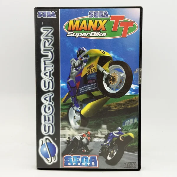 Sega Manx TT Super Bike PAL Game Complete In Box For Sega Saturn - Plastic