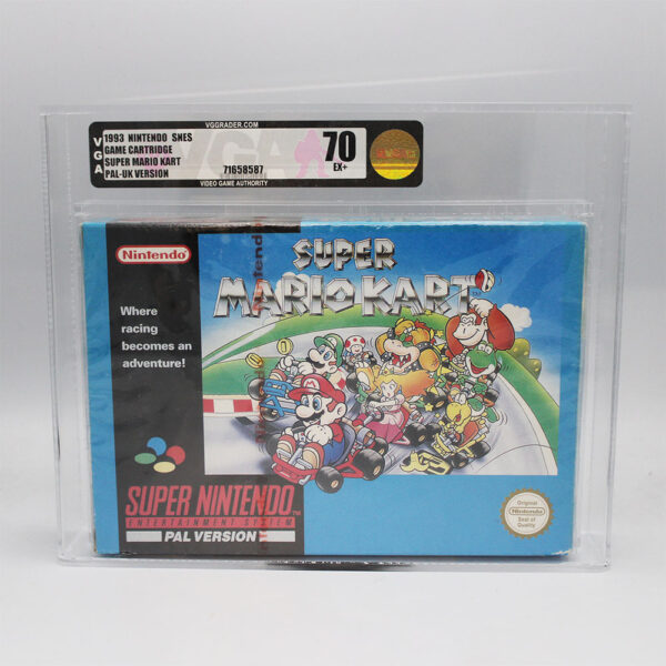 Super Mario Kart New Sealed PAL Graded VGA 70 For Nintendo SNES Super Nintendo Entertainment System