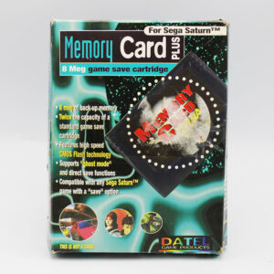 Datel Memory Card Plus Game Save Cartridge Complete In Box PAL For Sega Saturn