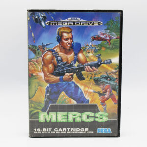 Mercs PAL Game Complete In Box For Sega Mega Drive