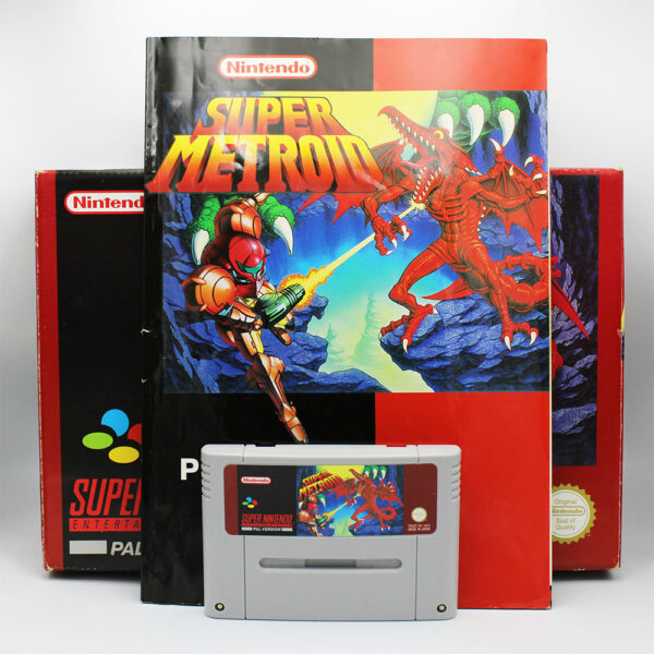 Super Metroid Player's Guide Edition PAL Game Complete In Box For Nintendo Super Nintendo SNES