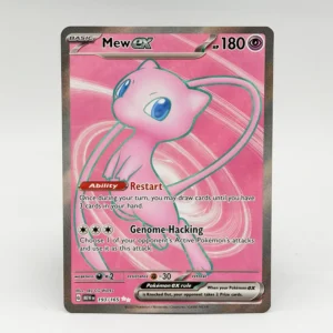 Mew EX 193/165 2023 151 Full Art Ultra Rare Holo Near Mint