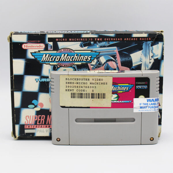 Micro Machines 2 Turbo Tournament PAL Game Boxed For Nintendo Super Nintendo SNES
