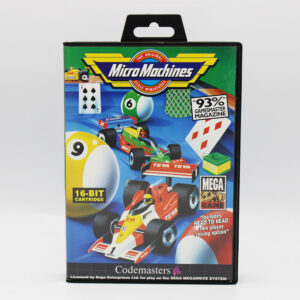 Micro Machines PAL Game Complete In Box For Sega Mega Drive